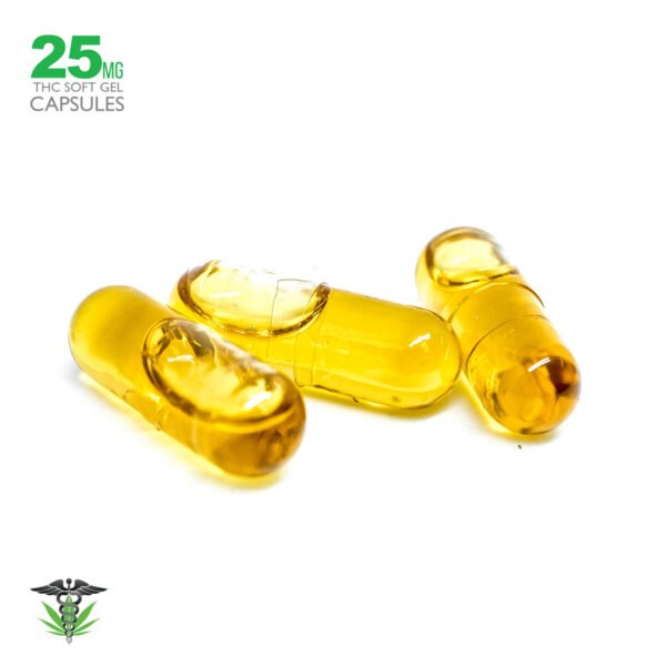 25mg THC Hemp Seed Oil Capsules (CO2)