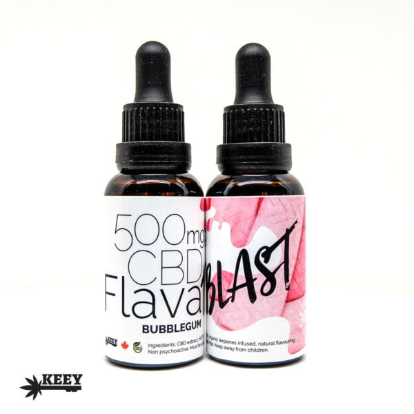 500mg CBD FLAVA BLAST- Bubble Gum – Keey