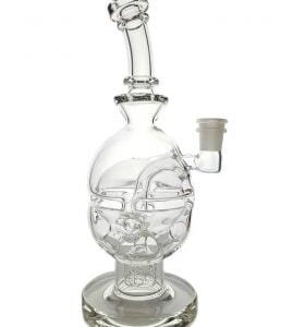 The Interceptor - Faberge Egg Passthrough Dab Rig with Quartz Banger