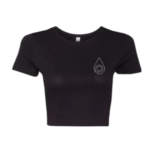 Core Logo Crop Tee (Black)