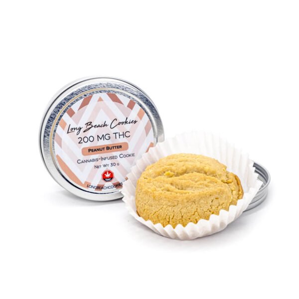 Peanut Butter Cookie – 200mg THC by Long Beach Edibles