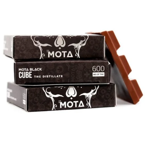Black THC Chocolate Cherry Cube (900mg) by MOTA