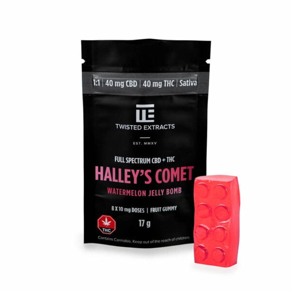 Watermelon HALLEY’S COMET 1-1 JELLY BOMBS – Twisted Extracts