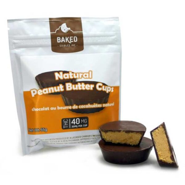 Baked cannabis infused food chocopeanut-cup-40mg ( 20pcs)