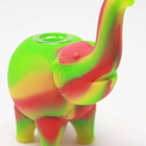 Ellie The Silicone Elephant Bubbler Pipe